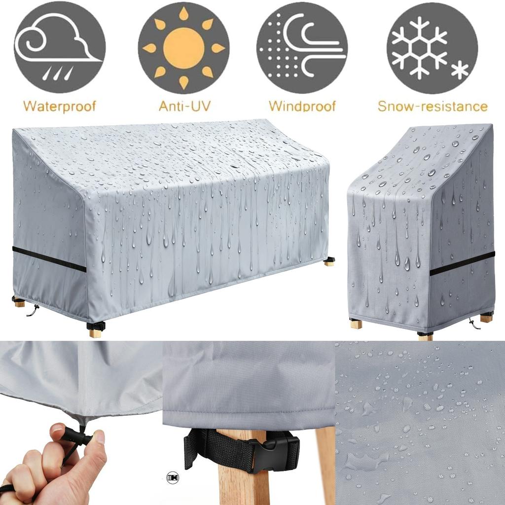Universal Waterproof Outdoor Furniture Cover for Garden Chairs Sofa Table Dust Rain Snow Proof Protector