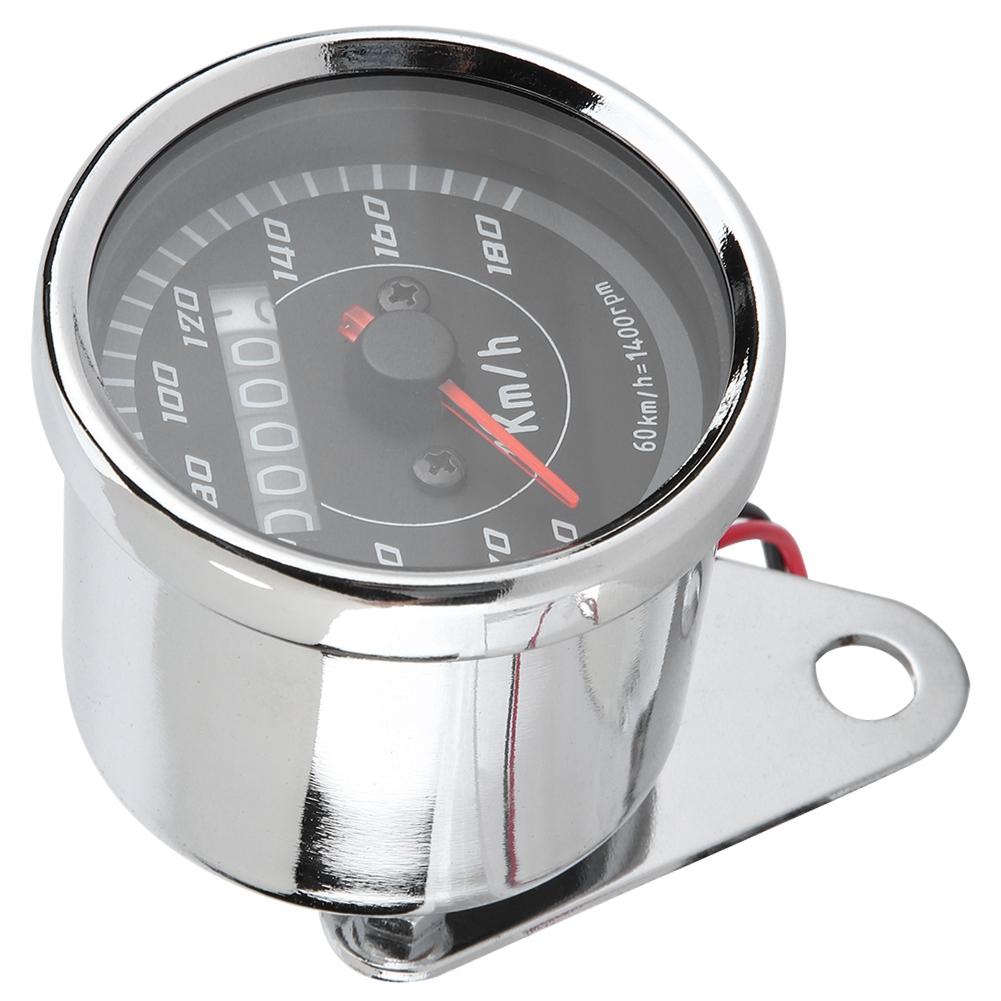 Универсальный мотоцикл ретро модификация светодиодный одометр спидометр цифровой миля метр датчик