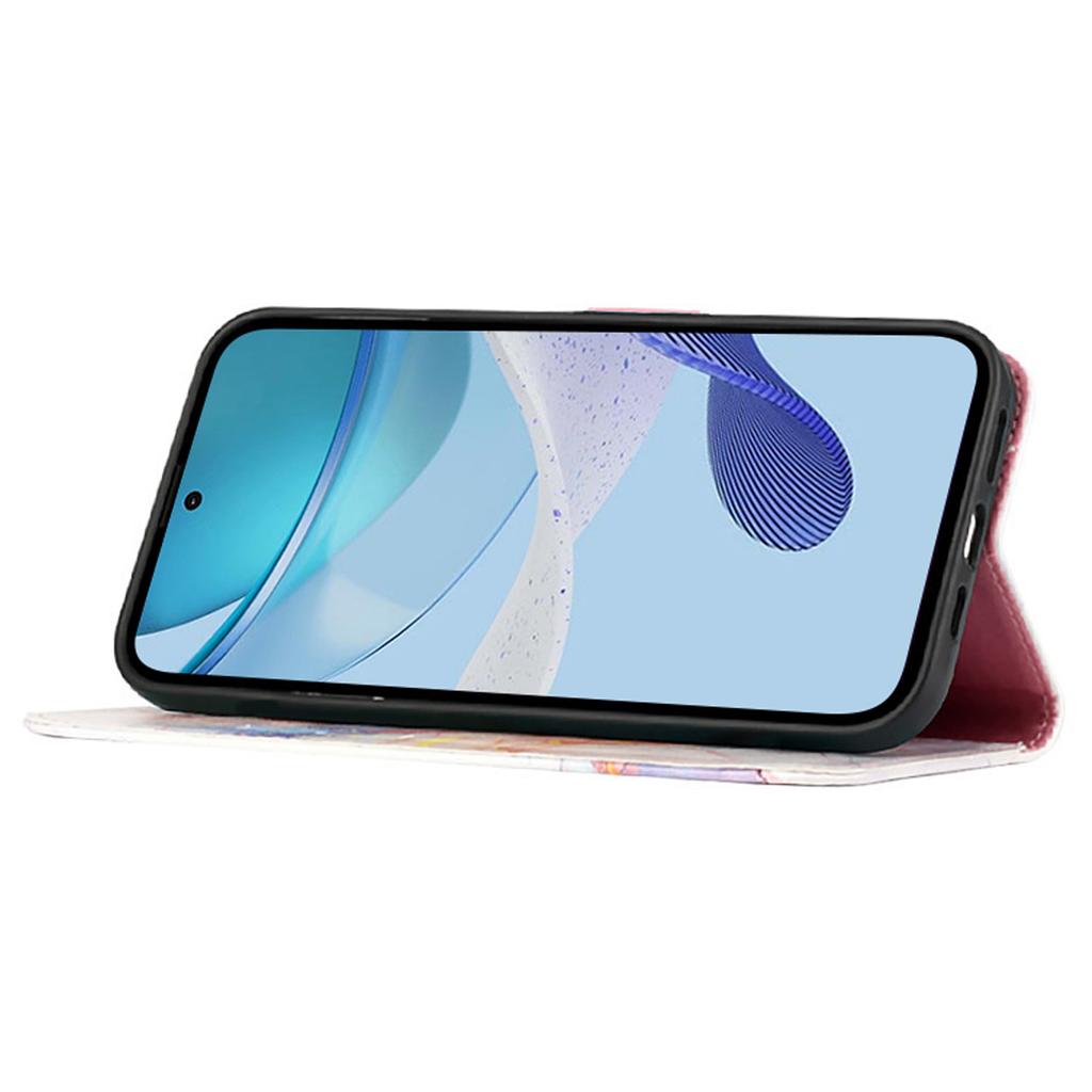 YB Серия Кожа с Принтом-6 Чехол для Samsung Galaxy M62/F62 Мраморный Кошелек Флип Кроссбоди Чехол для Телефона