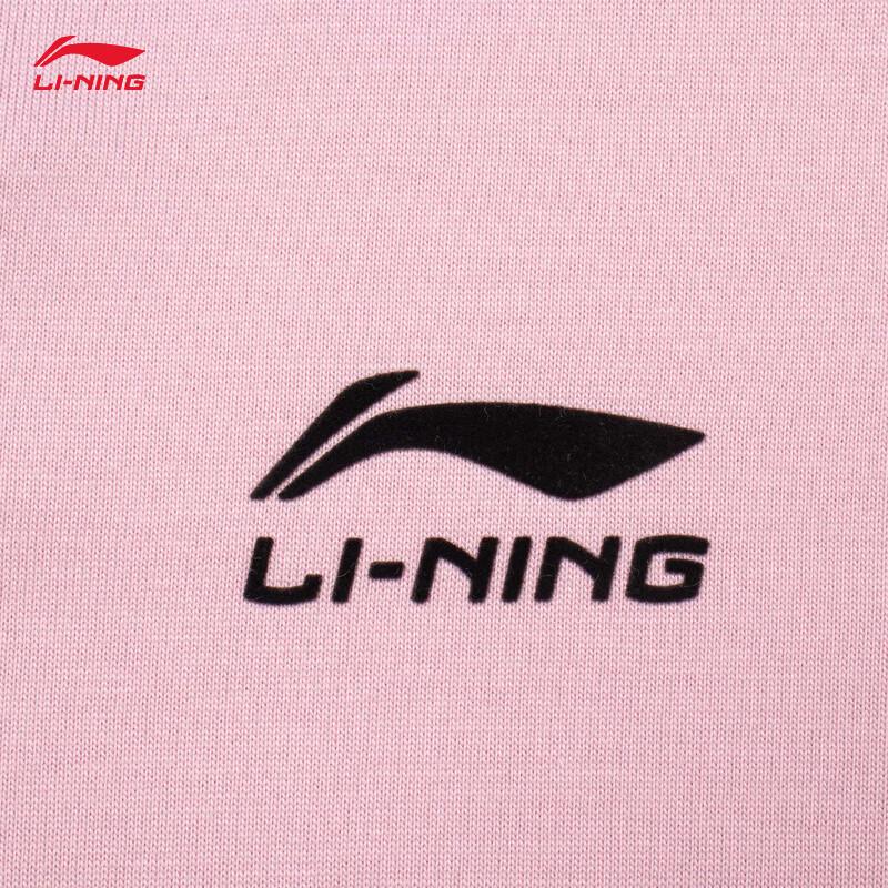 Li-Ning Женская спортивная футболка с коротким рукавом и круглым вырезом