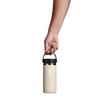 Wide Mouth 16oz (473ml) Stainless Steel Water Bottle with Automatic Insulation (Japanese Product)