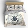 Mystical Beetle Pattern Duvet Cover Set Bedding set (1 duvet cover, 2 pillowcases, duvet not included)
