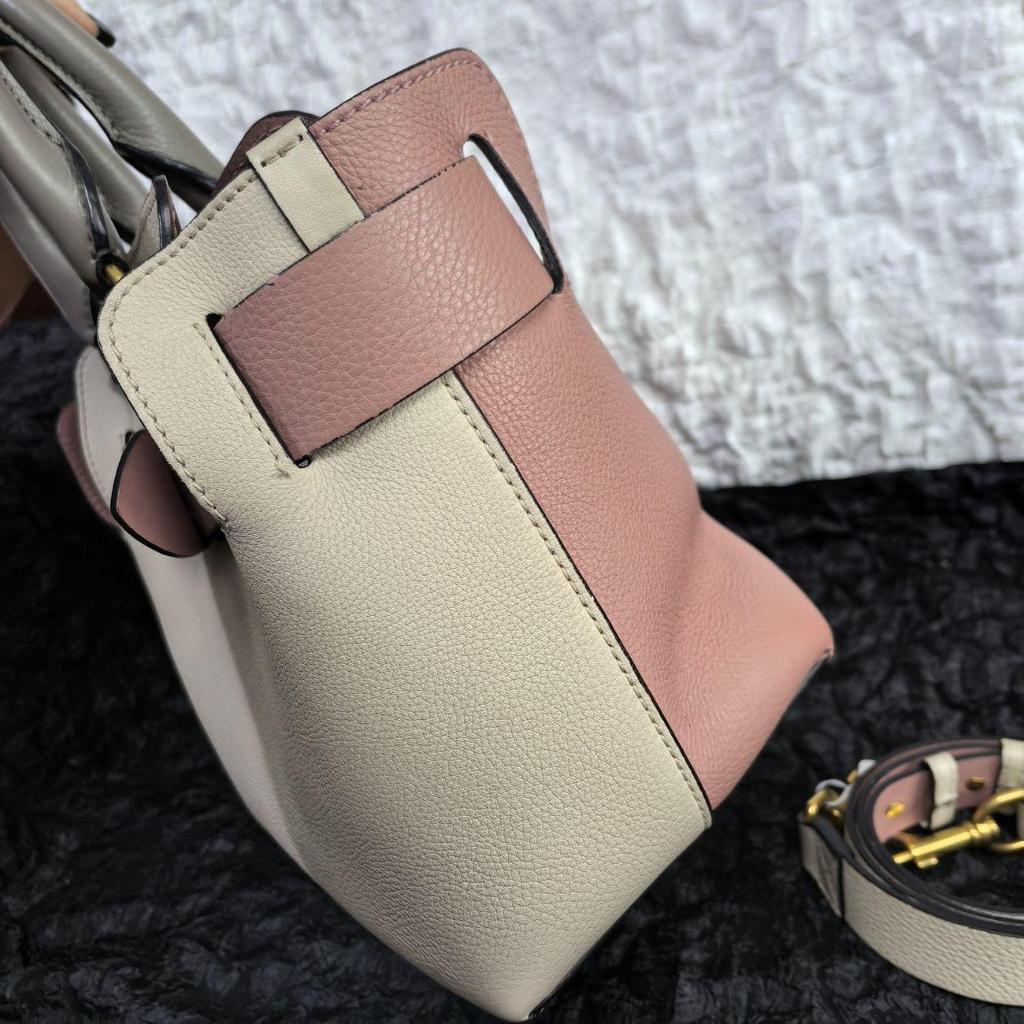 [Pre-Owned] Ros Leather Strap Calfskin Shoulder Crossbody Handbag - Very Good #H119E5