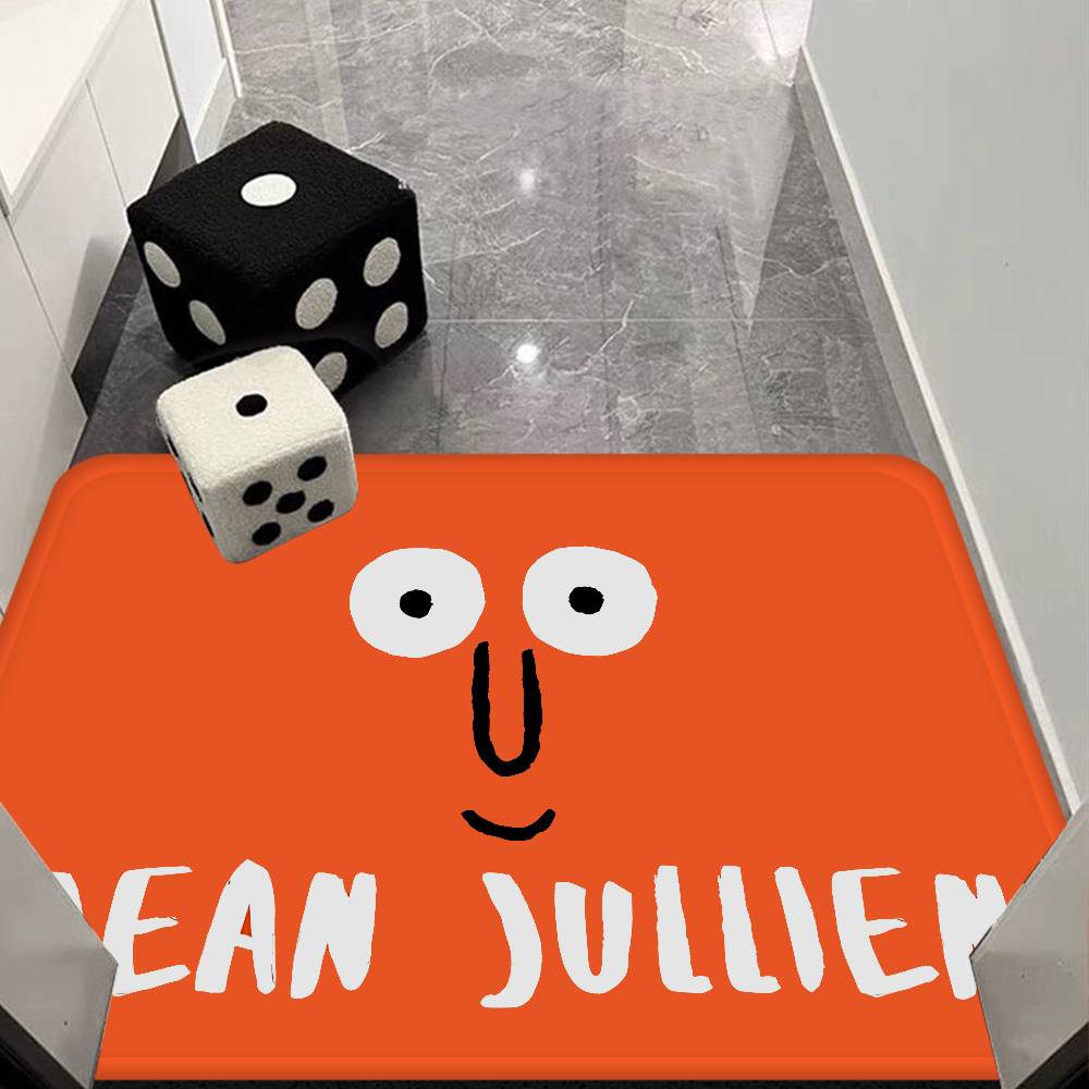 Art J-Jean J-Jullien Bathroom Mat Kids Room Bedroom Decoration Balcony Anti-Slip Doormat Living Room Welcome Rug