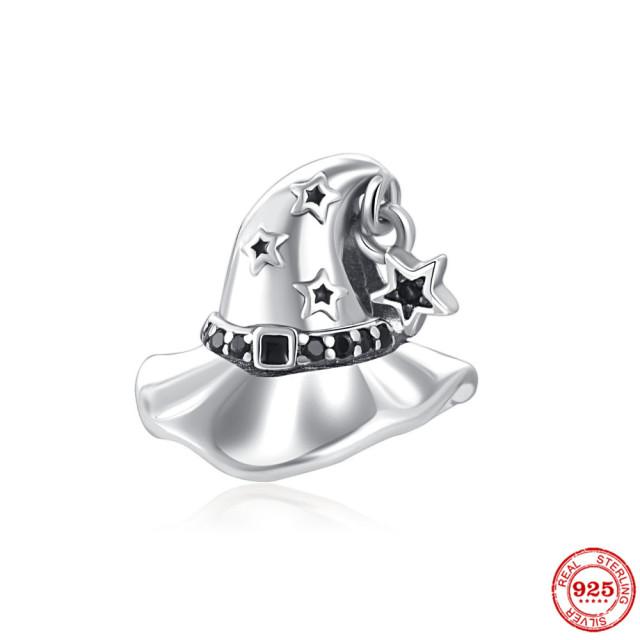 Neastamor Silver 925 Sparkling Blue Star Santa Claus Dangle Charm Bead Fit Original Bracelet Pendant DIY Jewelry Women