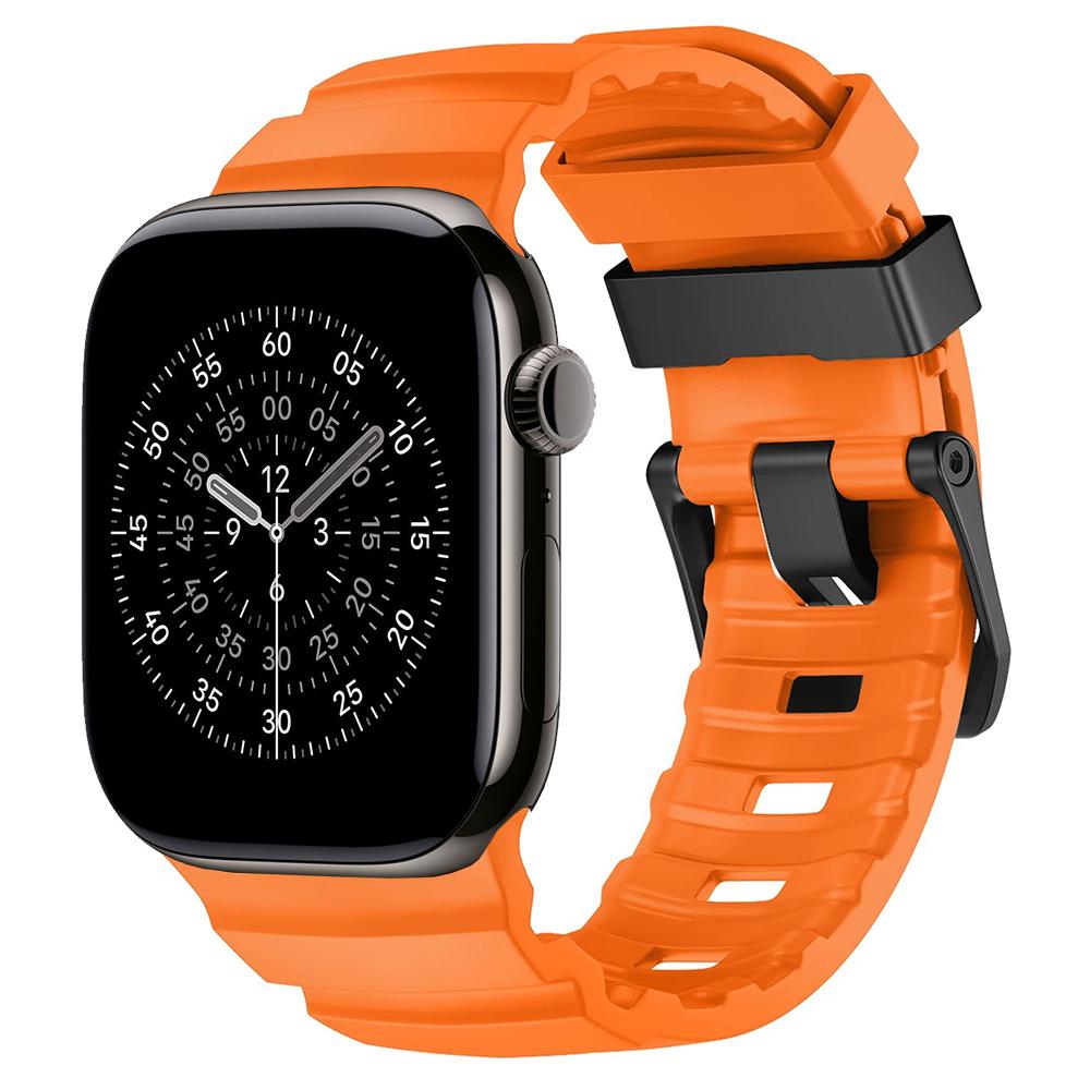 Спортивный силиконовый ремешок для Apple Watch Ремешок 49 мм 46 мм 45 мм 44 мм Походный браслет Correa iWatch Серия 11 10/Ultra 3 2/9 8 7 6 5 SE3