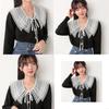 Y3NE Embroidery Collar False Collar Dickey Collar  Organza Neckline Detachable Collar