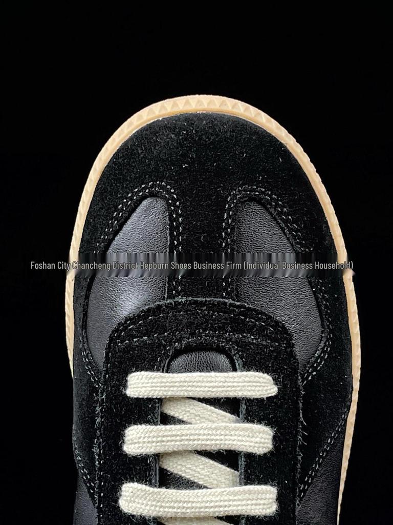 Maison Margiela MM6 Классические ретро белые кожаные кроссовки