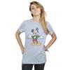 Disney Womens/Ladies Mickey Mouse Christmas Jumper Cotton Boyfriend T-Shirt