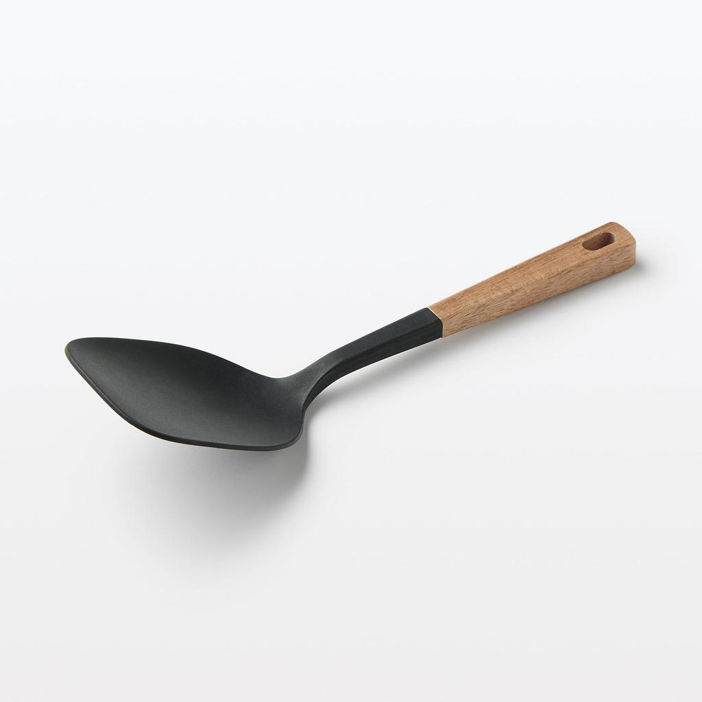 MUJI Силиконовая лопатка с деревянной ручкой MC108A4S