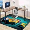 1pc C-Coraline (6) Design Area Rug - Non-Slip, Soft & Cozy Floor Mat for Living Room, Bedroom, Office - Indoor/Outdoor Decorative Carpet