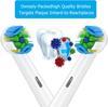 Replacement Brush Heads Compatible with Oral  Electric Toothbrush - Floss Toothbrush Head Fits for Oral B Pro
