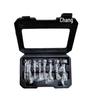 16-Piece Woodworking Drill Set: Includes Round Punch, Hinge Drill, Multi-Tooth Flat Wing Drill, Reamer & Door Lock Tools.