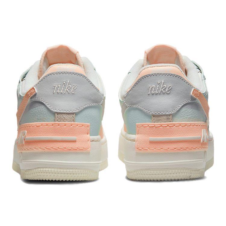 Nike Женские кроссовки Air Force 1 Shadow Barely Green Crimson Tint Orange Sail Photon-Dust CU8591-104