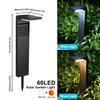 Solar Powered Pathway Lights LED Garden Lights Outdoor Waterproof Pathway Landscape Lighting Decor Lawn Warm/White Light