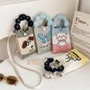 Mini Knitted Mobile Phone Bag With Niche Design Cute Cartoon Versatile Portable Commuting Crossbody Bag For Women