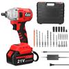 Household 2in1 21V Electric Drill Electric Wrench Set Rotation Ways Adjustment High Torque Power