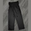 European and American Casual Simple Couple Embroidery Fashion Creative Double Waist Folding Sweatpants