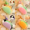 Adorable Plush Hot Dog Keychain Cute Dog Plush Pendant Bag Charm For Kids