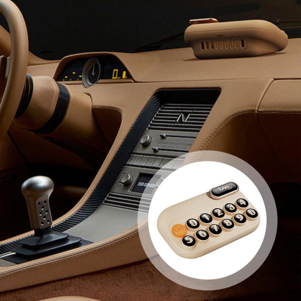 Временный парковочный номерной знак, стоп-сигнал, приборная панель, маленькая механическая клавиатура, форма скрытого движущегося автомобильного номерного знака