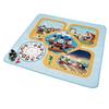 Nishikawa Thomas the Tank Engine Playmat 120X120cm Learn While Playing with Thomas and Percy Mini Cushion Comes with Movable Clock Hands Foldable Blue