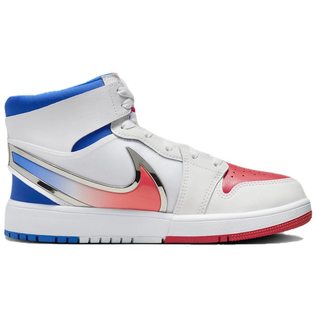 Air Jordan 1 Mid RM EasyOn GS 'Белый Гоночный Синий Красный' FQ1281-100