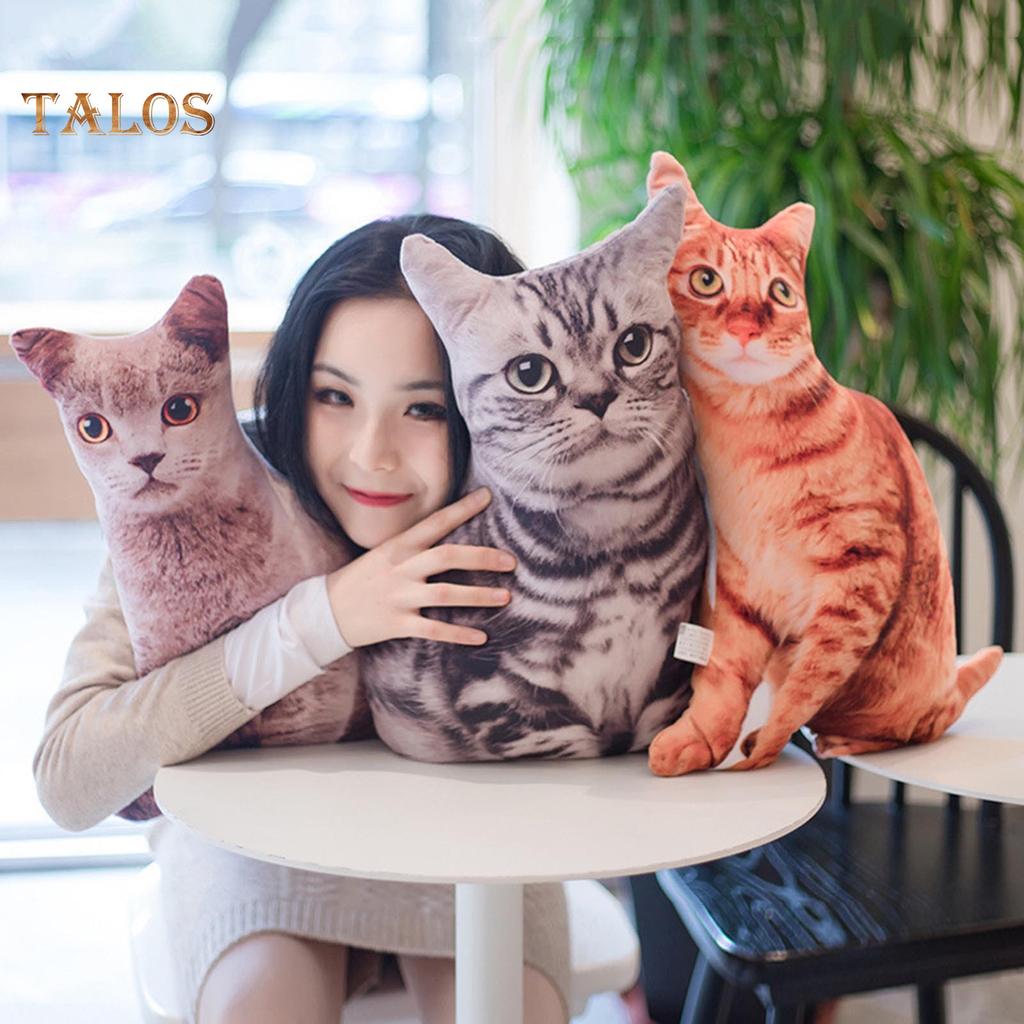 Baby-k 50 см милая имитация трехмерной подушки для кошки с рисунком тигра плюшевая игрушка-кукла