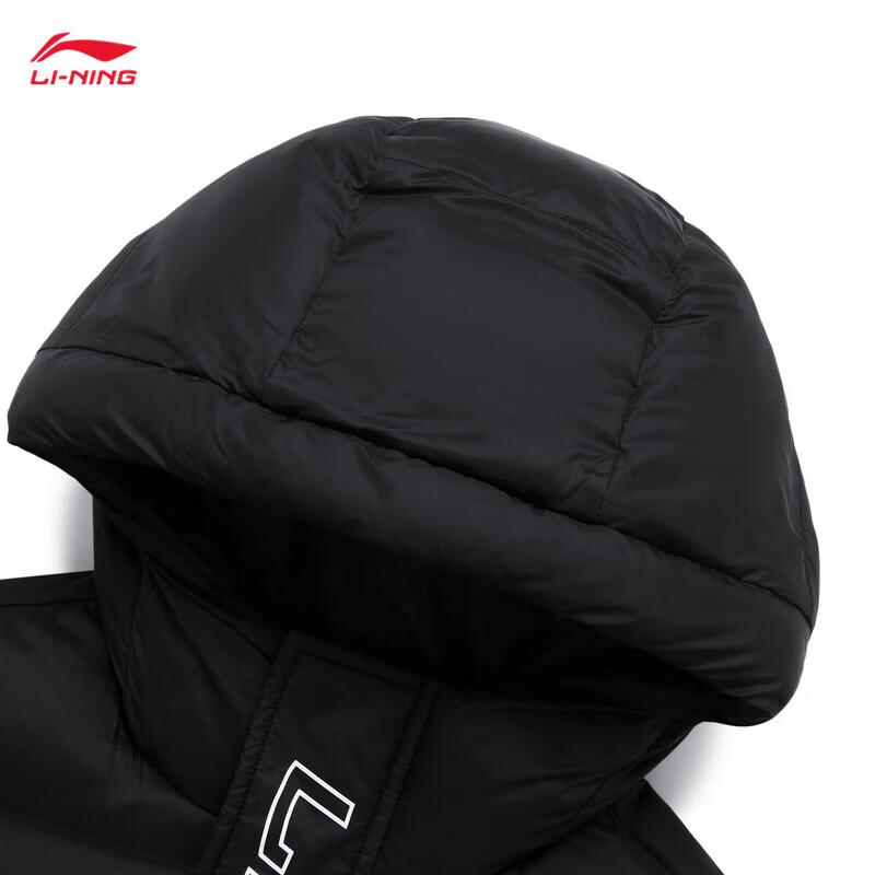 Li-Ning Детская унисекс водонепроницаемая пуховая куртка с капюшоном
