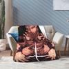 Сукуна Рёмен Магическая битва Пледы Бархатные Осень/Зима Многофункциональный Супер Теплый Плед для Кровати Путешествий Покрывала