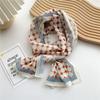 Decorative Simple Texture Silk Scarf Women'S New Style Spring And Autumn Summer Fashion Versatile Headscarf Work Scarf