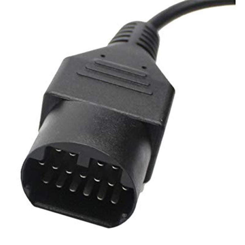 17-контактный на 16-контактный кабель OBDII OBD2, диагностический разъем адаптера для автомобильных аксессуаров Mazda