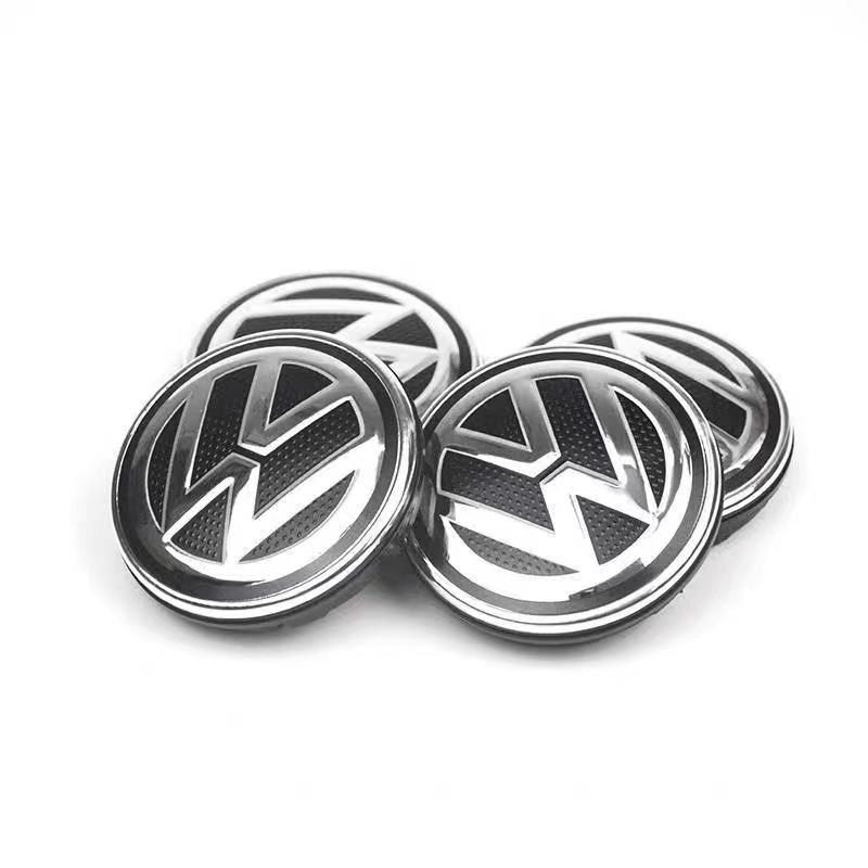 4PCS 56mm 65mm Car Wheel Center Hub Caps Cover for VW Volkswagen Golf Polo Passat Touran Jetta Interior Mouldings EKJA-K564 QK1
