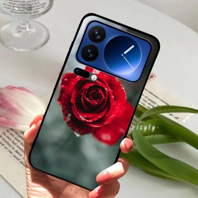 Чехол для Xiaomi Mi 17 Pro Max/17Pro Модный Ударопрочный Защитный Задний Чехол Для Xiaomi 17 ProMax Мягкий ТПУ Силиконовый Чехол для Телефона