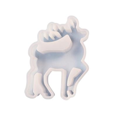 Силиконовые формы DIY 3D Xmas силиконовая форма для литья эпоксидной смолы(1 лось) .