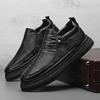 Fashion Male Casual Chelsea Boots Slip-on High Top Designer Luxury Sale Legitimate Retro Men's Leather Shoes Low Price Cowhide Elegant