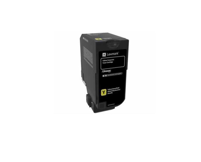 Toner Original Lexmark Yellow, 74C20YE, Pentru CS720|CS725|CX725, 20K, (timbru Verde 1.2 Lei) , "74C20YE"