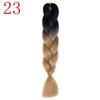 Ombre Braiding Hair Extensions 24inch 115g Synthetic Jumbo Braids Hair Fiber Pink Purple Blue Green