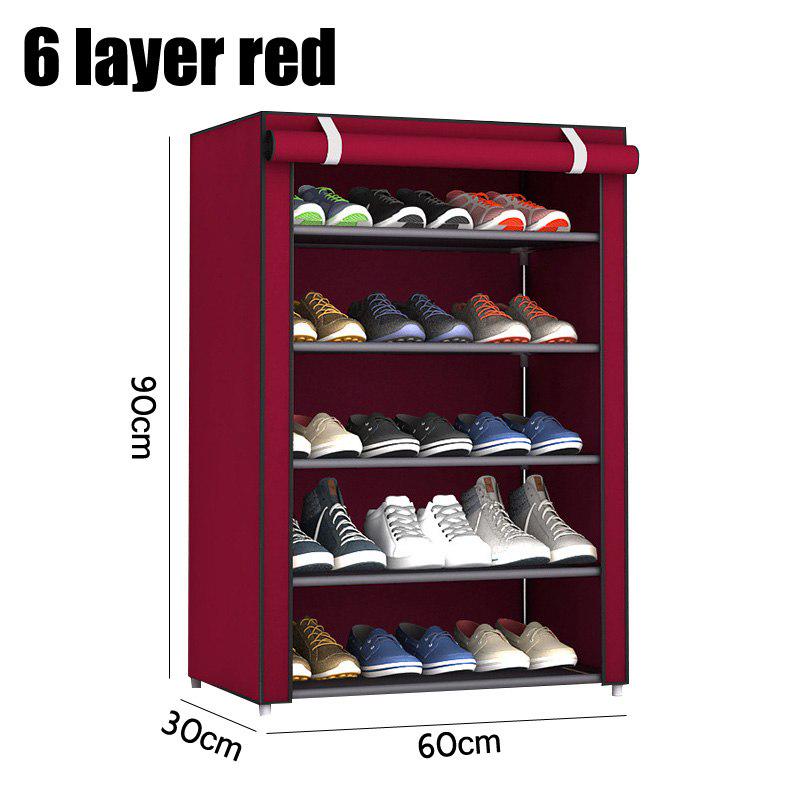 Хранение обуви, 3/4/5/6-слойная полка для обуви, легко собранная полка для обуви, шкаф, органайзер для обуви, подставка-держатель, домашняя коробка для обуви