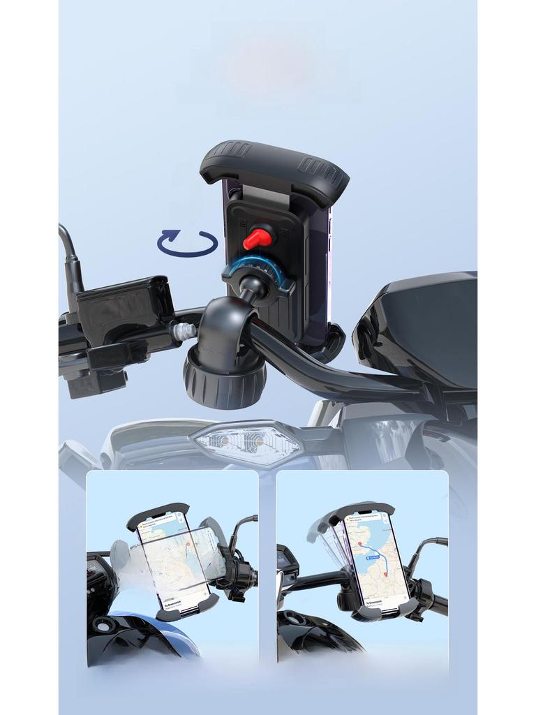 Ударопрочный держатель для телефона для электровелосипедов и мотоциклов