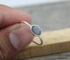 Solid 925 Sterling Silver Labradorite Ring, Gemstone Ring, Stackable Ring, Bezel Ring, Birthstone Ring, Silver Jewelry