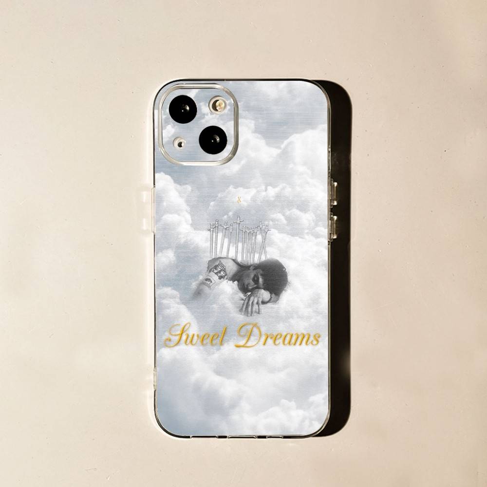 B-Boulevard Depo Сладкий сон Печать Чехол для телефона Для iPhone 17,16,15,14,13,12,11 Pro,Max,Plus,X,XS,XR,SE4,E Mini Прозрачный Мягкий