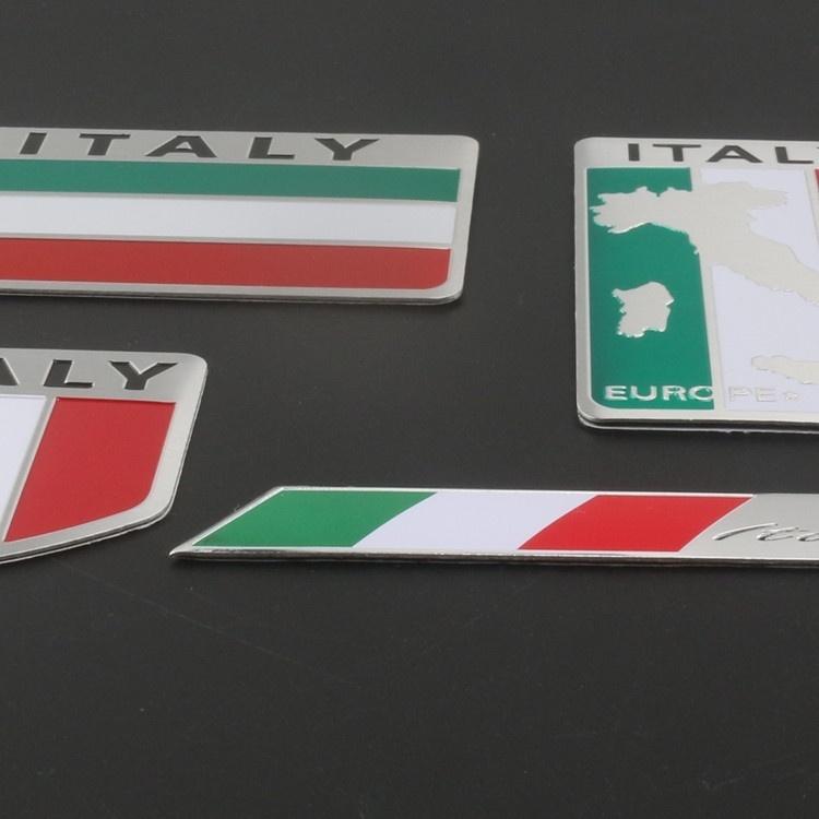 1 Х Национальный Флаг Италии Универсальная Автомобильная Эмблема Наклейка Значок Наклейка Другие Предметы Не Включены