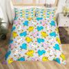 Cute Duck 2/3 Piecebedroom setChildren'sGift Teenagers adulteMicrofibre Double Bed Single Bed Duvet Cover with Zip Room Decor