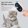 3-in-1 Cat Steam Brush Silicone Massaging Grooming Cordless Brush Pet Hair Removing Cartoon Brush Cleanser for Cats Dogs