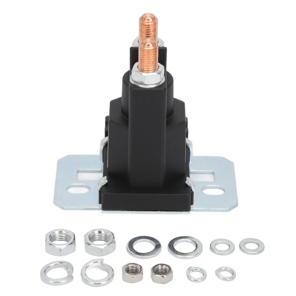 200A Starter Relay Solenoid ABS Brass Terminal Post Type Starter Solenoid for Lawn Mower Forklifts 24V
