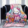 1шт. Hello Kitty Воздушные шары Радуга Плед для улицы - Милый домашний декор, Офисная салфетка, Подарокz0411222