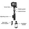 Крепление на руль мотоцикла на 360°, алюминиевый держатель, велосипедный кронштейн для GoPro Hero 12 11 10 9 8 Insta360 Osmo, аксессуары для экшн-камеры