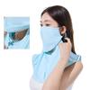 UV Protection Summer Face Scarves Sun Proof Windproof Bib New Ice Silk Mask