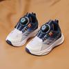 Children's sports shoes 2025 spring and autumn boys' casual shoes rotating button girls' running shoes soft sole baby net shoes single