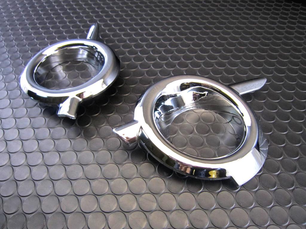 BRIGHTZ Chrome Fog Light Type A for the Crown Hybrid 210 Crown Hybrid AWS 6308 Covers, [FOG-COV-106] (Pre-facelift) AWS210, Hybrid, Athlete,